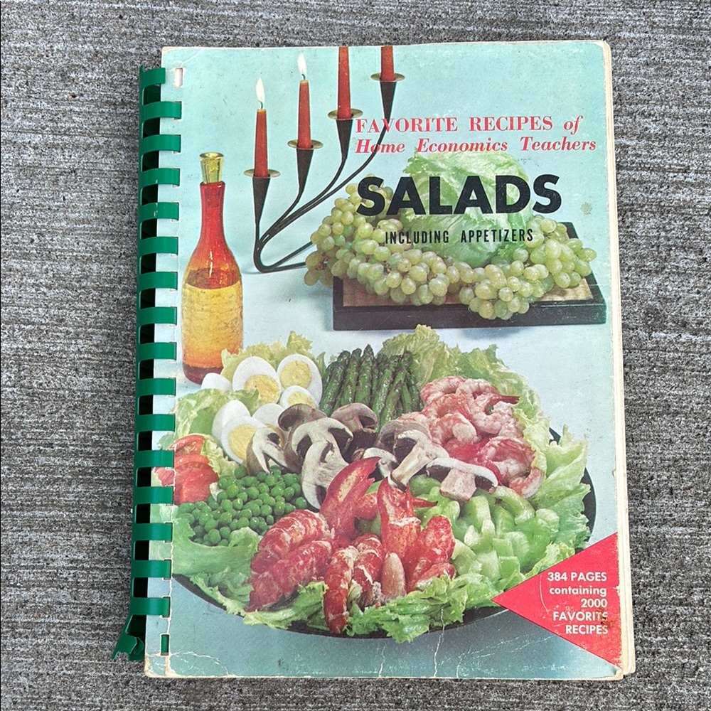 Vintage Salad Recipe Book